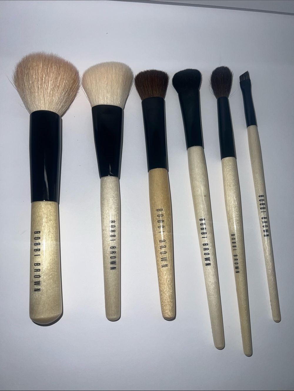 Bobbi Brown 6 Piece Make Up Brush Set - Lighly Used